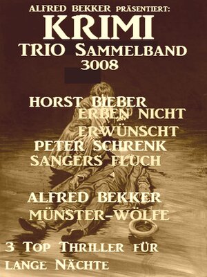 cover image of Krimi Trio Sammelband 3008